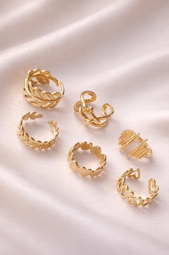 Open ring 18k - pvd, gold
