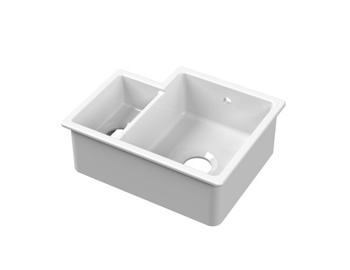 Bowl undermount fireclay - 1.5,