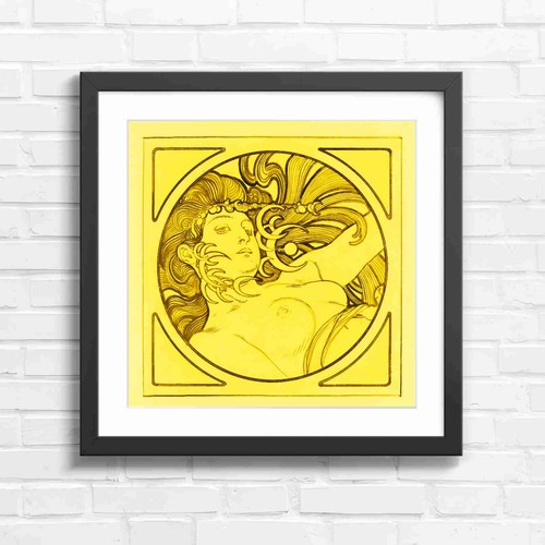 Vintage art nouveau woman - nouveau,