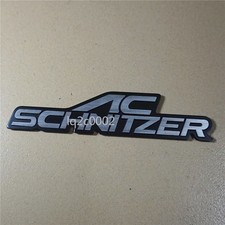 1x Matte Silver AC SCHNITZER 3D New Metal Emblem Decal Badge Sticker Motors Auto