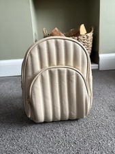 Primark Cream Mini Backpack Pre-Loved Fashion Bag Great Condition