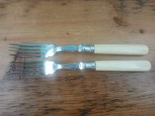 H F &Co 2 forks with faux bone