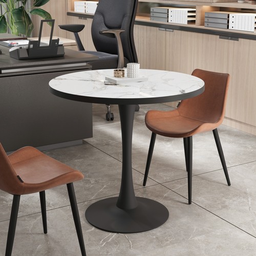 Tall round marble - round, dining
