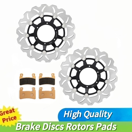 Front brake discs rotors - discs, pads
