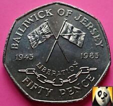 1985 Rare JERSEY 50p Fifty