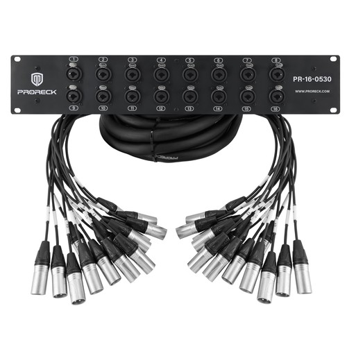 Proreck rack mount trs xlr - rack,