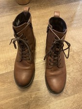 Dune Ladies Brown Boots Size
