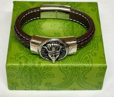 Gucci Unisex Bracelet Leather