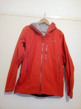 Rab Men’s Firewall Light Waterproof Jacket Orange Size Medium lightweight pertex