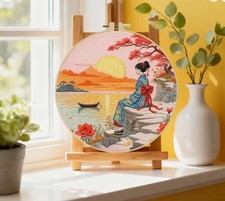 Embroidery Kit - Geisha Girl