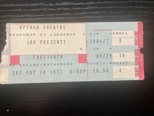 Foreigner Concert Ticket