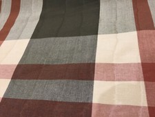 Cream Brick Red Brown Cotton