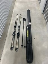 Rossignol CUT 10.6 177cm Downhill Skis, Salomon Bindings, 54" Poles, Sportube