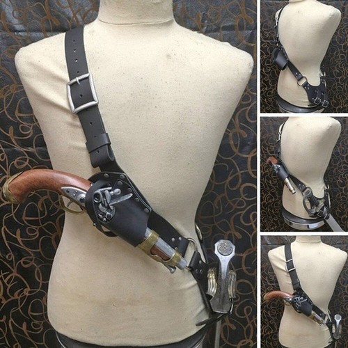Pirate leather gun - leather,