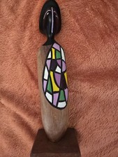 Frank Coronado Totem, art sculpture cubist , post modern 