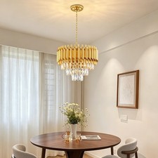 Modern Gold Chandelier 3-Tier