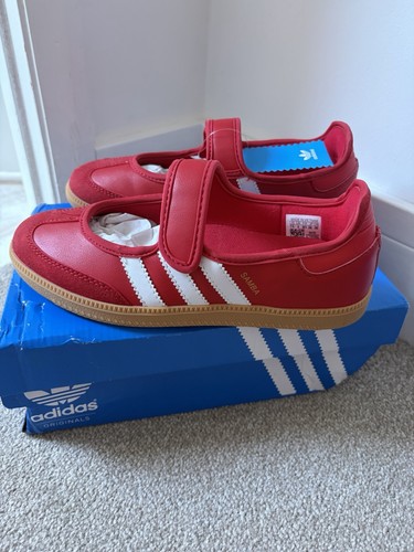 Red mary jane adidas - jane, samba
