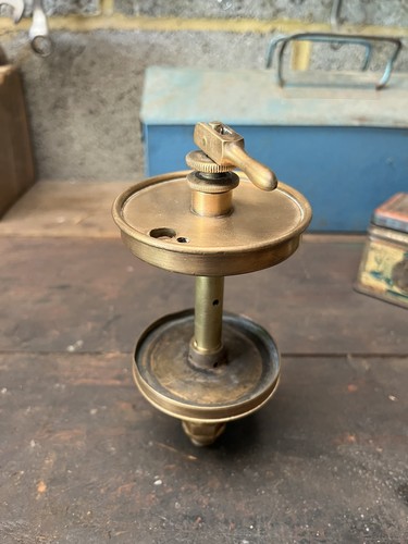 Antique brass drip oiler - brass,