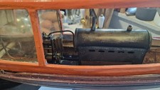 Model steam boat with - boat,, radio