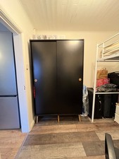 Softline 2 Door Sliding Wardrobe - Black