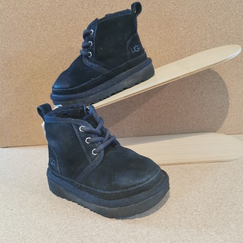 Ugg kids neumel black - kids, suede