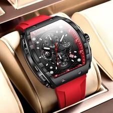 Mens Army Military Big Watch