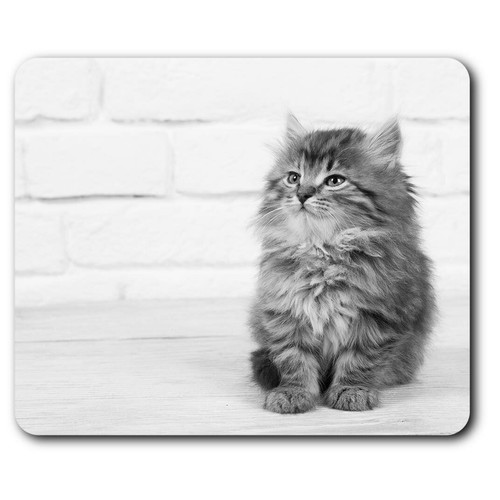 Rectangle mouse mat - bw,