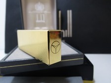 Dunhill Mercedes Gold Plated Rollagas lighter - Boxed