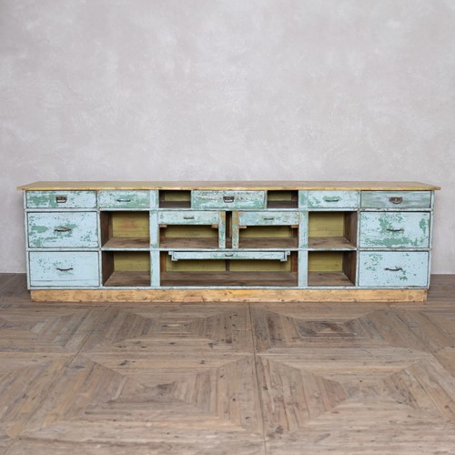Vintage blue distressed - blue,
