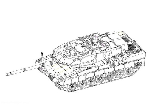 Trumpeter 07192 72 leopard - 07192,