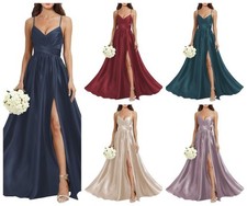 New Women's Long Satin