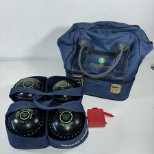 Thomas Taylor Vector Lawn Bowls Size 1H Great Condition Bundle Butterfly Motif