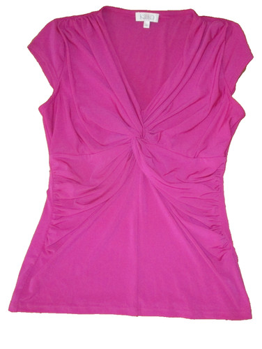Kaliko cerise pink cap sleeve