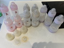 11 MAM Bottle & Teat Bundle- 260ml Anti-colic/330ml Active Start + extra teats 