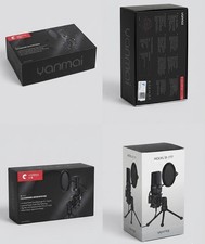 New Condenser Microphone With Filter and Stand for Studio, Podcasting and Gaming