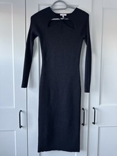 Reiss Navy Long Sleeve Dress