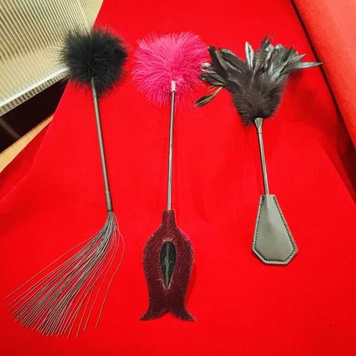 Erotic spanking paddle feather - erotic,