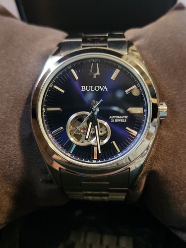 Bulova surveyor blue dial - surveyor,
