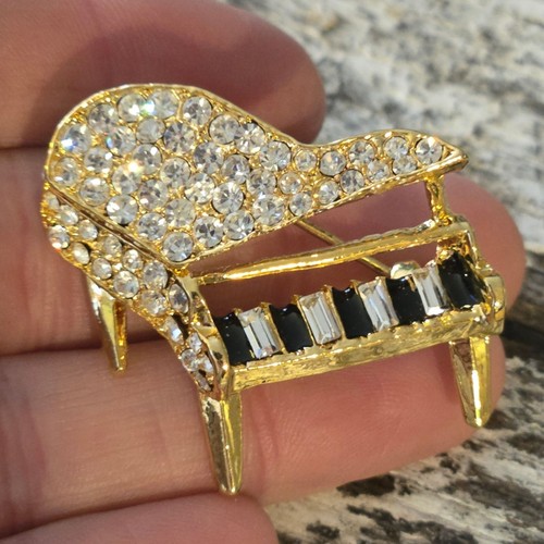 Vintage rhinestone piano - vintage,