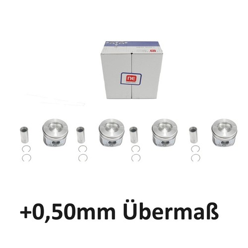 Pistons 50 oversize - 4x,