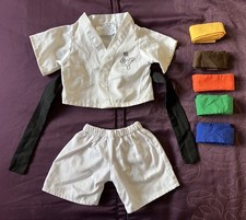 Build a Bear Karate Martial Arts Uniform Set Complete 6 Belts