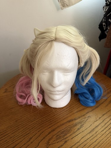 Harley quinn cosplay wig - quinn,