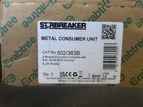 Metal consumer unit - , 4