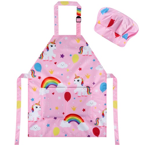 Kids chef apron - chef, hat