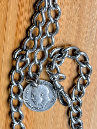 Antique solid silver - solid, albert