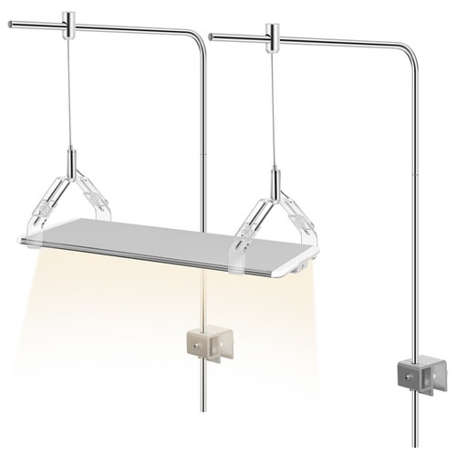 2pcs aluminum light - light, holder