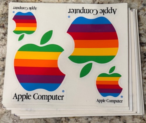 Vintage rainbow apple - vintage,