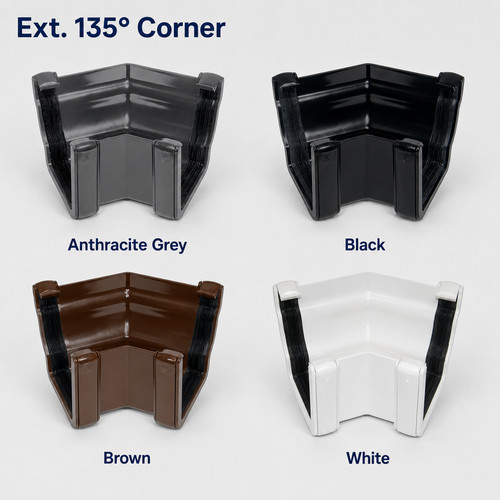 Niagara ogee guttering upvc - guttering,