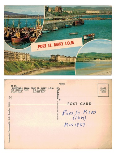Postcard port mary isle - postcard, mary,