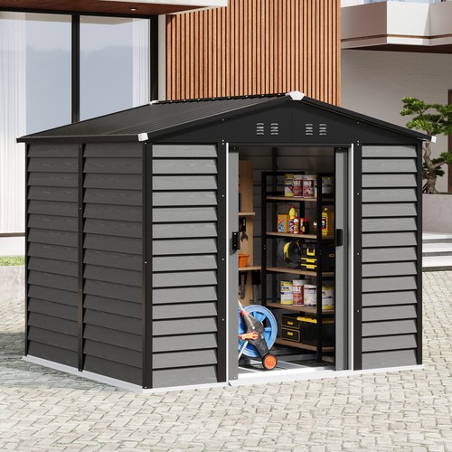 7ft garden shed metal apex - 7ft,
